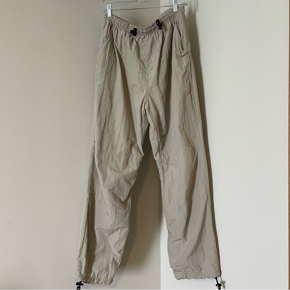 Adidas Men's Beige Lightweight Track Pants